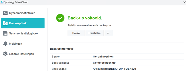handleiding installatie NAS Synology